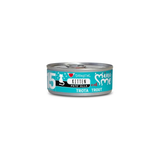 Υγρή Τροφή Γάτας Disugual Mini Me Cat - Kitten 15 Pate Με Πέστροφα (Trout) 85gr