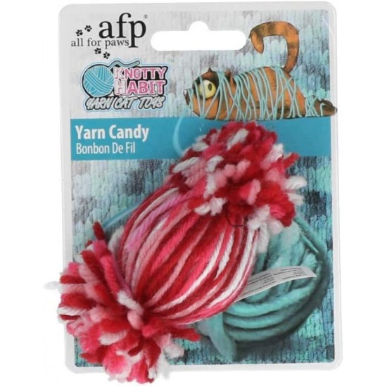 ΠΑΙΧΝΙΔΙ ΓΑΤΑΣ AFP KNOTTY HABIT YARN CANDY 9,5X5X5CM