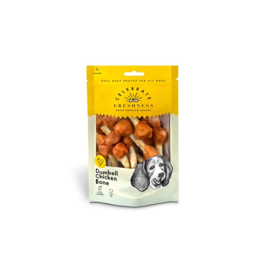 CELEBRATE DUMBELL CHICKEN BONE 100GR