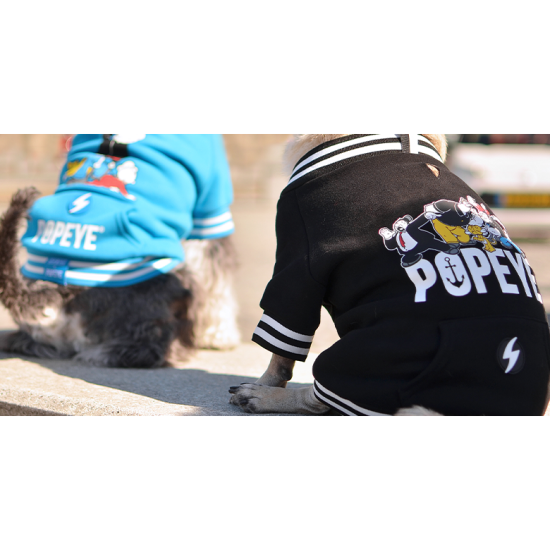 POPEYE BLACK SWEAT MEDIUM