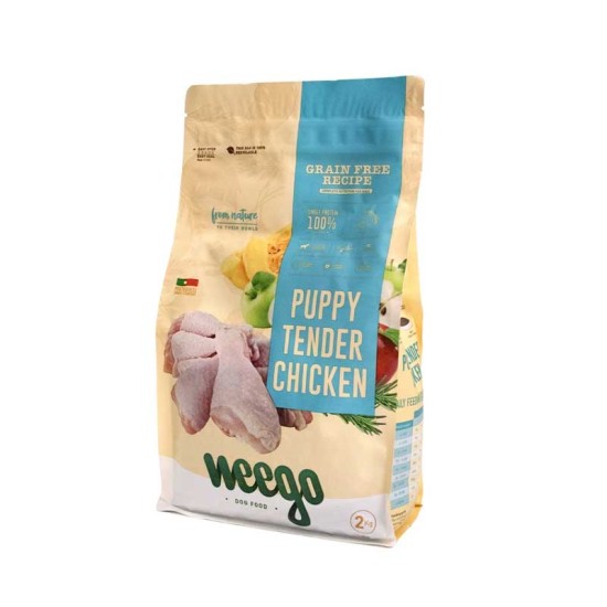 WEEGO PUPPY TENDER CHICKEN GRAIN FREE 2Kg