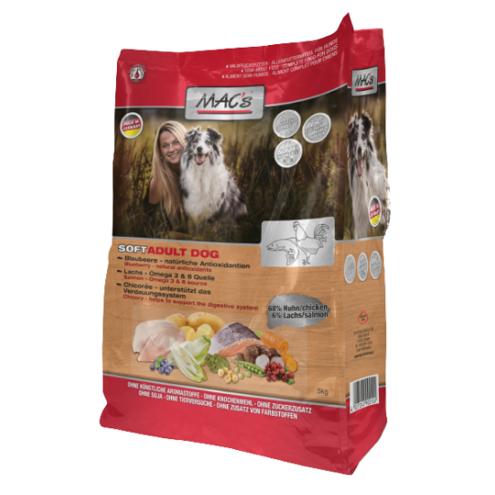 90210 Mac's Soft - Chicken & Salmon 5kg