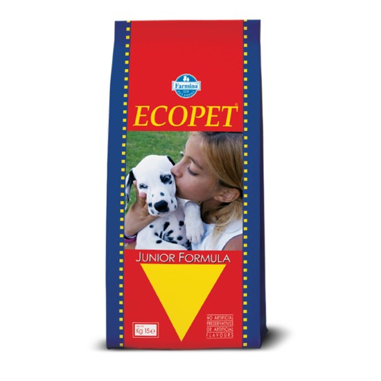 Farmina Ecopet Junior 15kg Ξηρά Τροφή για Κουτάβια με Καλαμπόκι και Κοτόπουλο